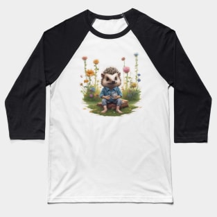 Cute Hedgehog Baseball T-Shirt